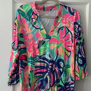 Lilly Pulitzer Tunic Pink Colors - L